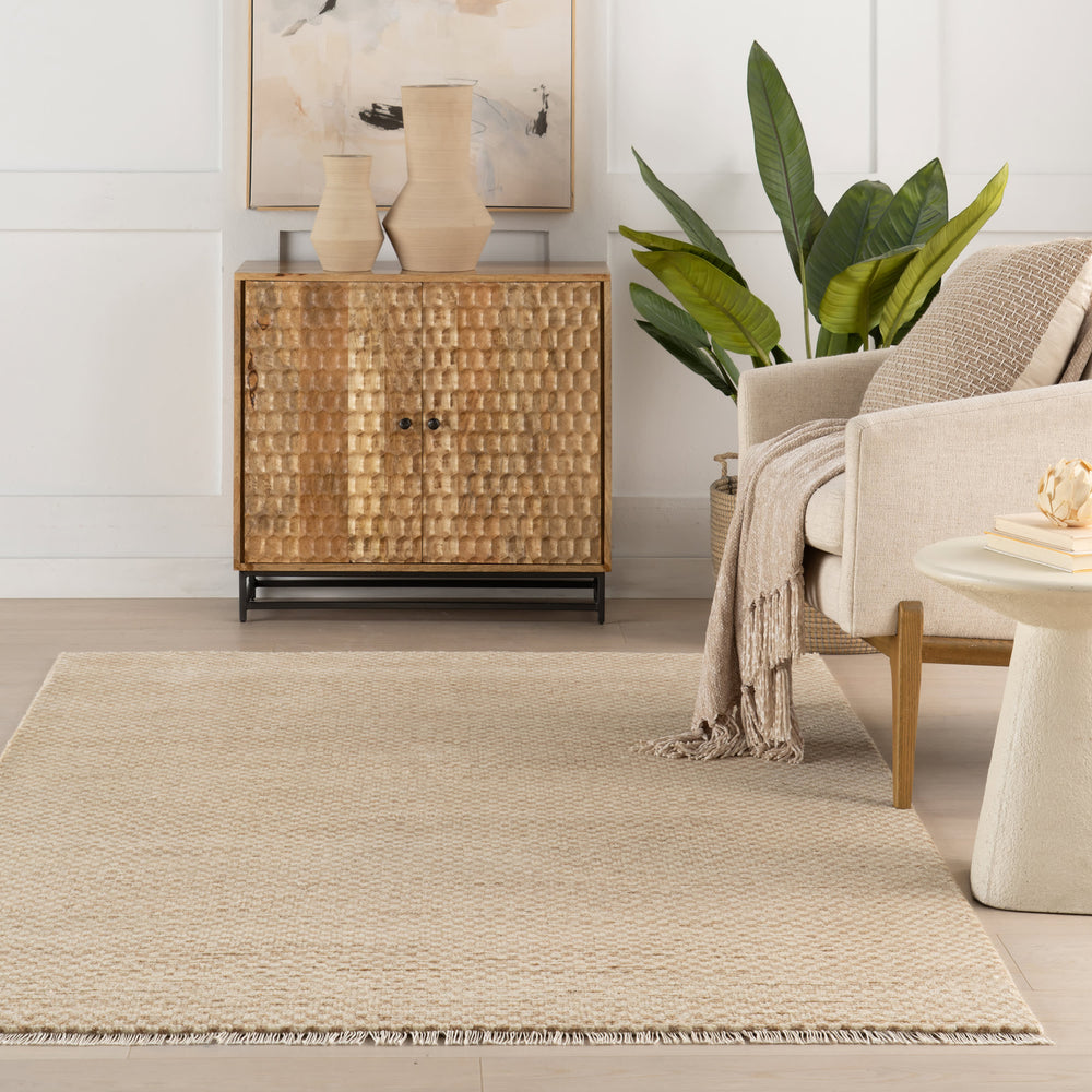Pierce Hand Knotted Wool Rug Swatch | Wheat