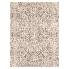 Temple Hand Micro Hooked Wool Rug | Taupe