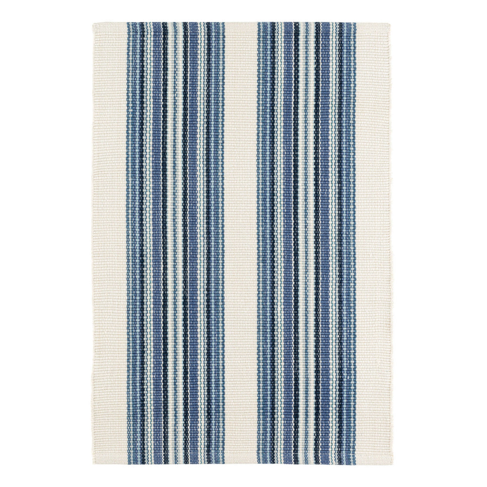 Road Runner Handwoven Indoor/Outdoor Rug | Blue