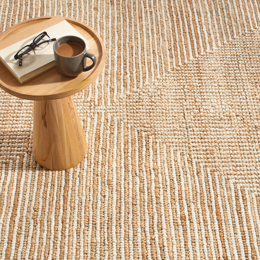 Kelan Handwoven Jute Rug | Ivory