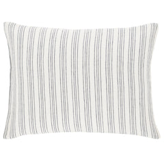 Lush Linen Stripe Slate Blue Sham