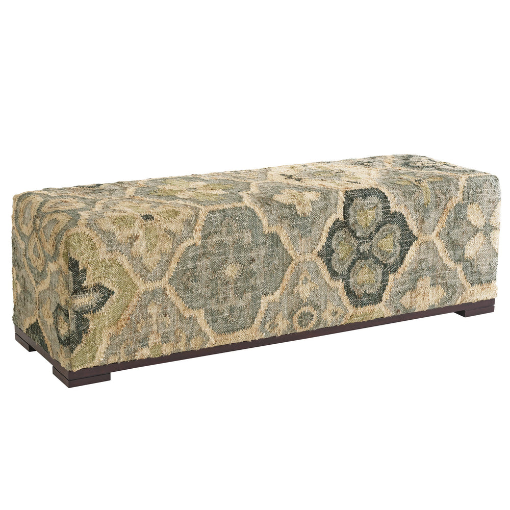Pali Dining Rug Bench | Evergreen