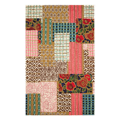 Elm Patchwork Hand Micro Hooked Wool Rug | Multi