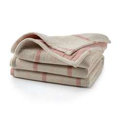 Lowen Stripe Blanket | Rose Quartz