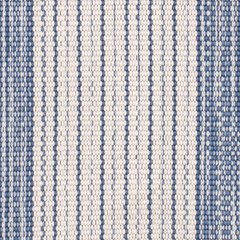 Quincy Stripe Denim Handwoven Indoor/Outdoor Rug Swatch