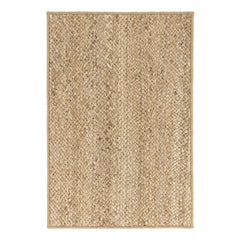 Collins Braided Woven Jute Custom Rug | Natural