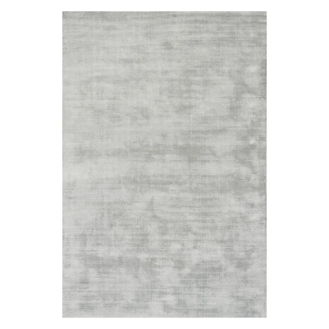 Alva Hand Loom Knotted Viscose Rug | Sky