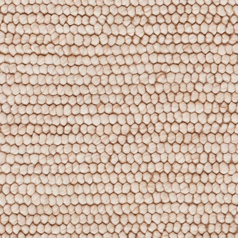 Niels Handwoven Woolviscose Rug Swatch | Latte