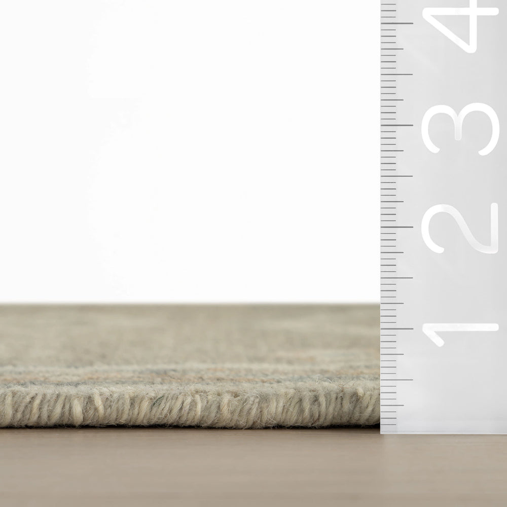 Griffin Hand Knotted Wool Rug | Sage Green