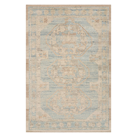 Sarya Traditional Vintage Rug | Blue