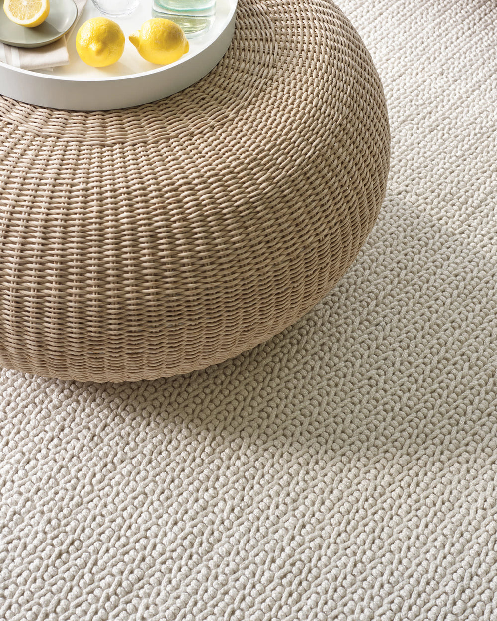 Veranda Handwoven Performance Rug | Ivory