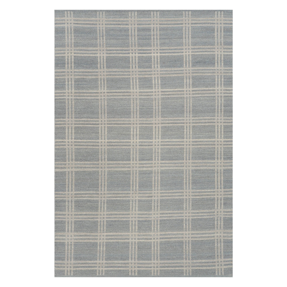 Mason Hand Woven Wool Rug | Slate Blue