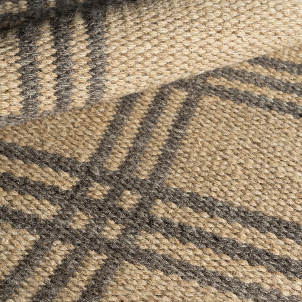 Mason Hand Woven Wool Rug | Tan