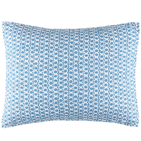 Tyler French Blue Quilted Sham