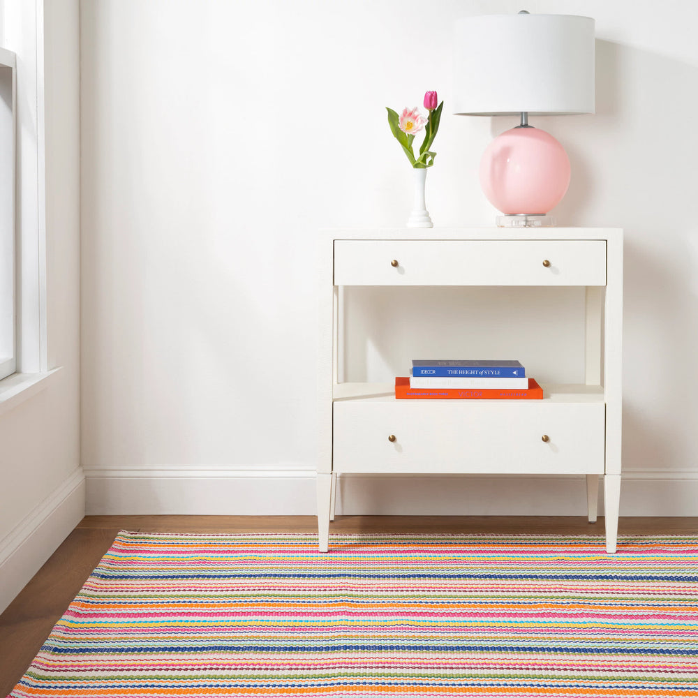 Summer Stripe Handwoven Indoor/Outdoor Rug | Multi
