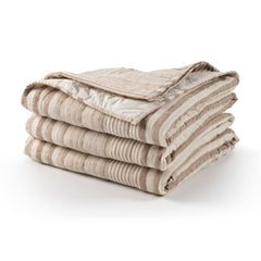 Carolina Stripe Quilt | Natural