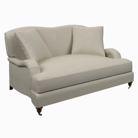 Estate Linen Pearl Grey Litchfield Loveseat