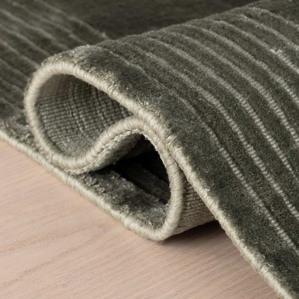 Prescott Hand Loomed Tencel Rug | Green