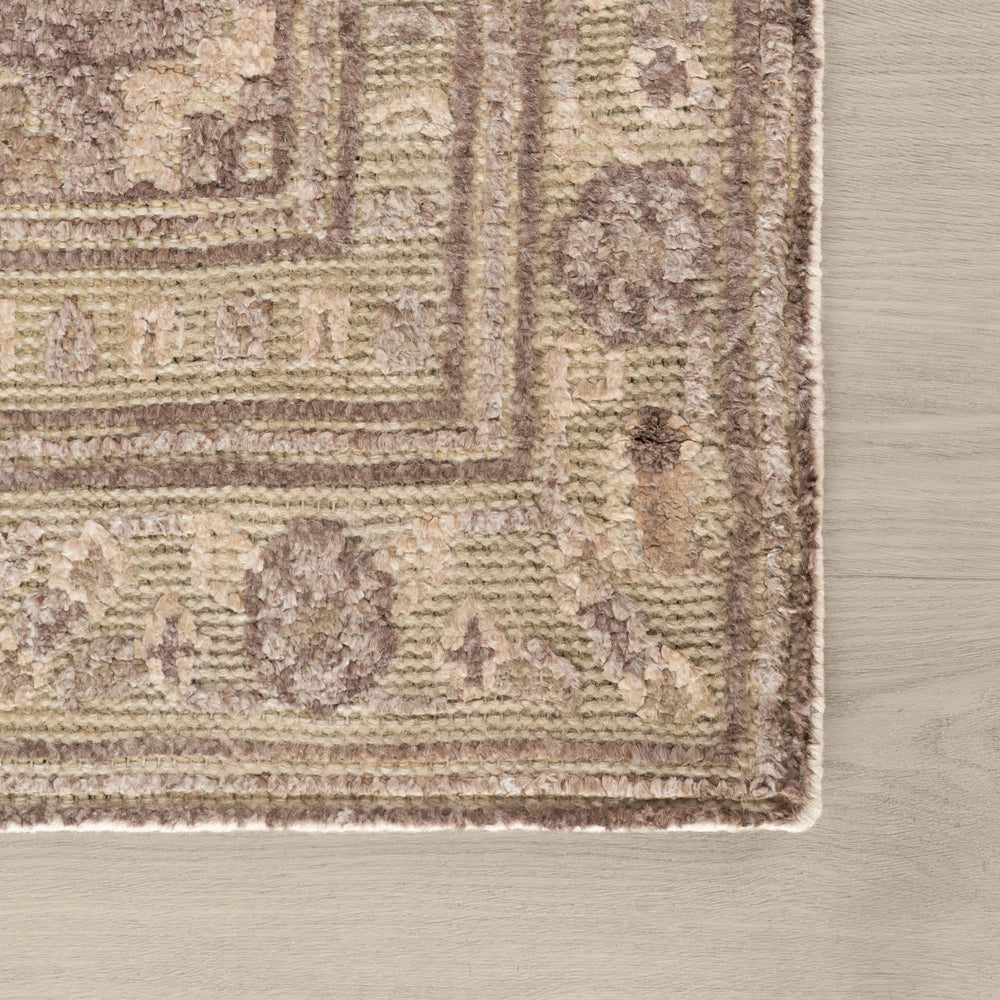 Brynne Hand Knotted Wool-Blend Rug | Rose