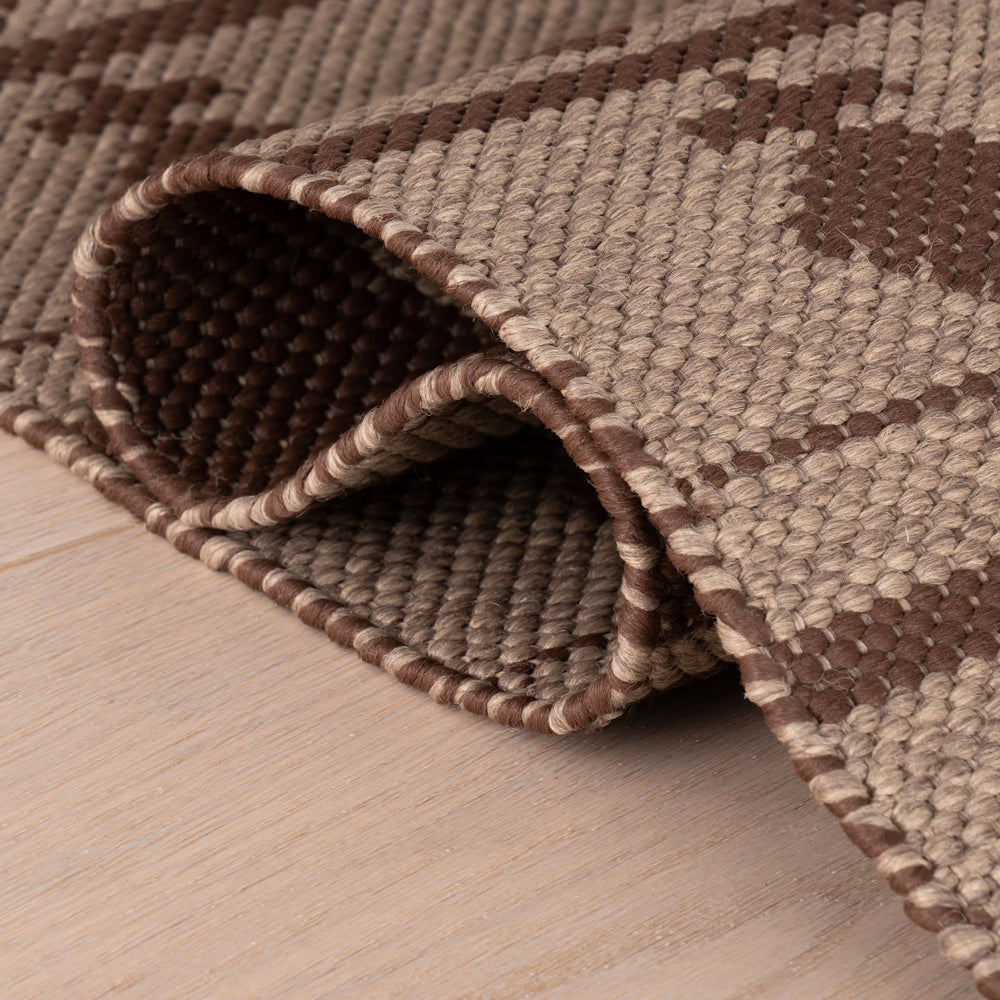 Ellis Woven Indoor/Outdoor Rug | Brown