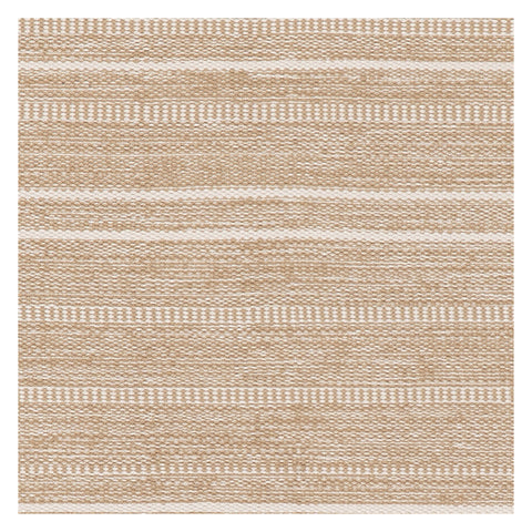 Skipper Stripe Handwoven Indoor/Outdoor Rug Swatch | Khaki