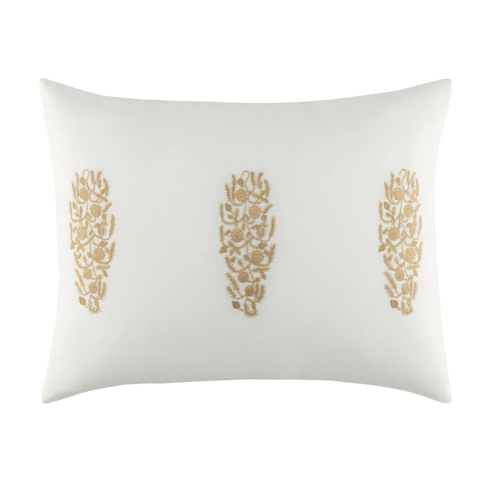 Becca Embroidered Sham | Gold