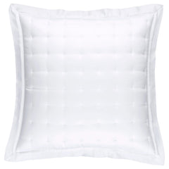 Silken Solid White Puff Sham