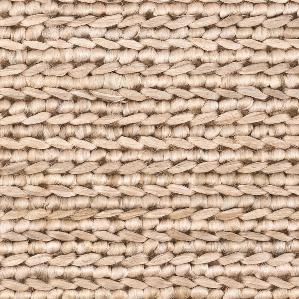 Jute Handwoven Rug Swatch | Bleached Oak
