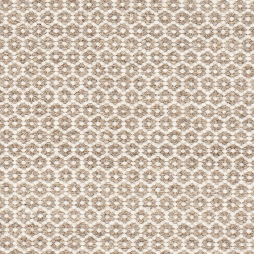 Honeycomb Handwoven Wool Custom Rug Swatch | Natural