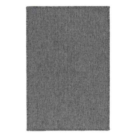 Russell Woven Indoor/Outdoor Custom Rug | Charcoal