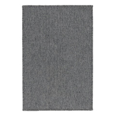 Russell Woven Indoor/Outdoor Custom Rug | Charcoal