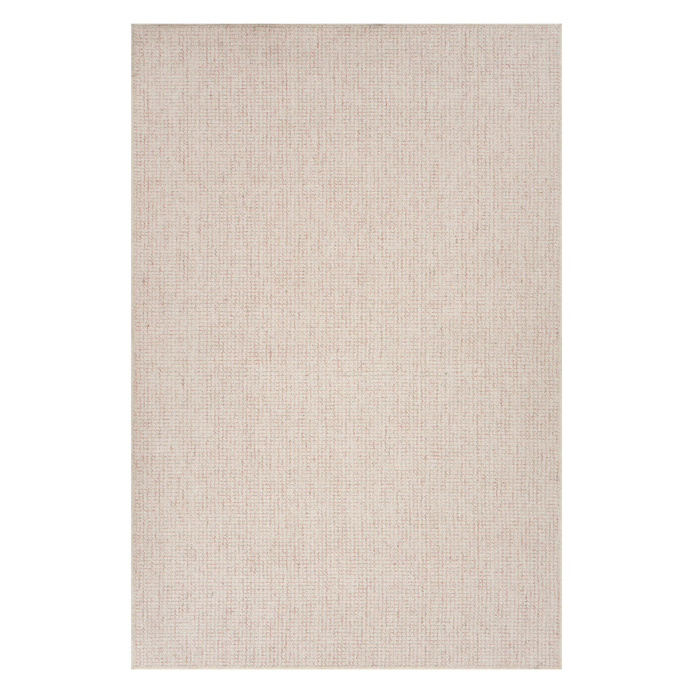 Yadira Geometric Woven Wool Custom Rug | Pink