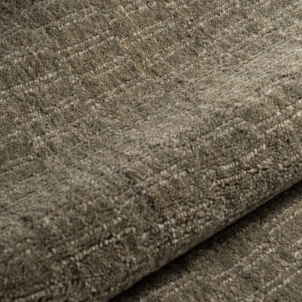 Hayes Hand Loomed Wool Rug | Green