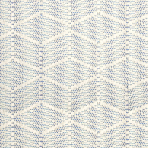 Vivi Chevron Woven Wool Custom Rug Swatch | Blue
