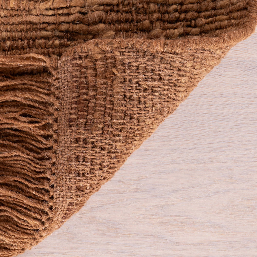 Cullen Hand Woven Wool Rug | Sienna Rust