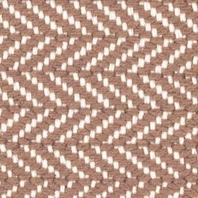 Herringbone Stone Handwoven Cotton Rug Swatch