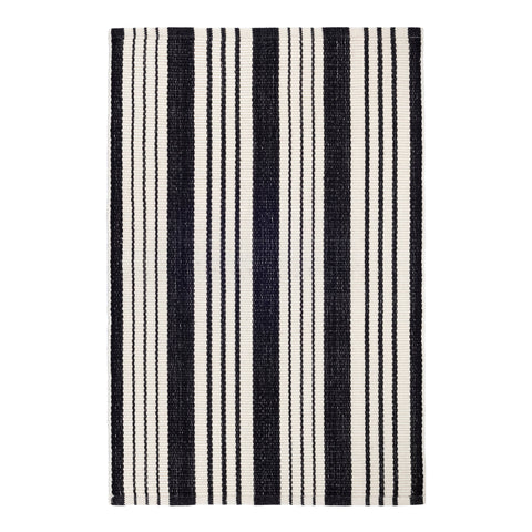 Birmingham Handwoven Indoor/Outdoor Rug | Black