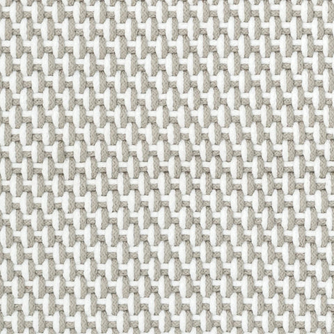 Two-Tone Rope Platinum/White Handwoven Indoor/Outdoor Rug Swatch