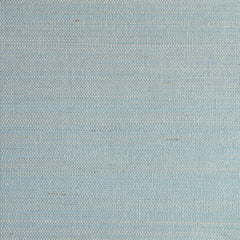 Samoa Sky Blue Grasscloth Wallpaper Swatch