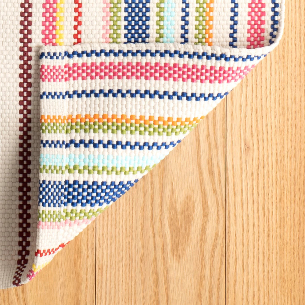 Summer Stripe Handwoven Indoor/Outdoor Rug | Multi