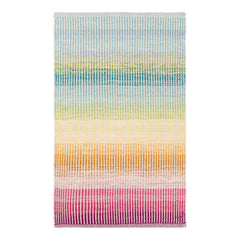 Watercolor Horizon Handwoven Cotton Rug | Multi