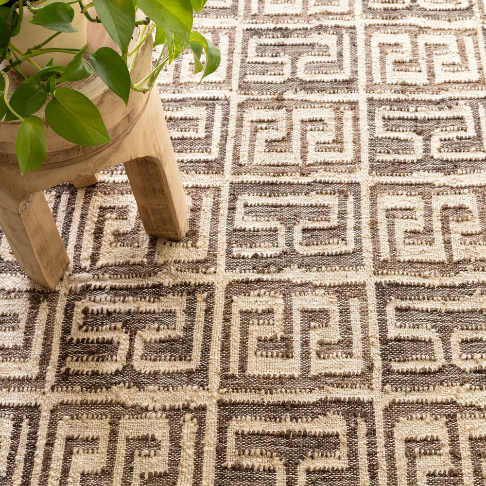 Auricula Handwoven Jute Rug by Bunny Williams | Brown