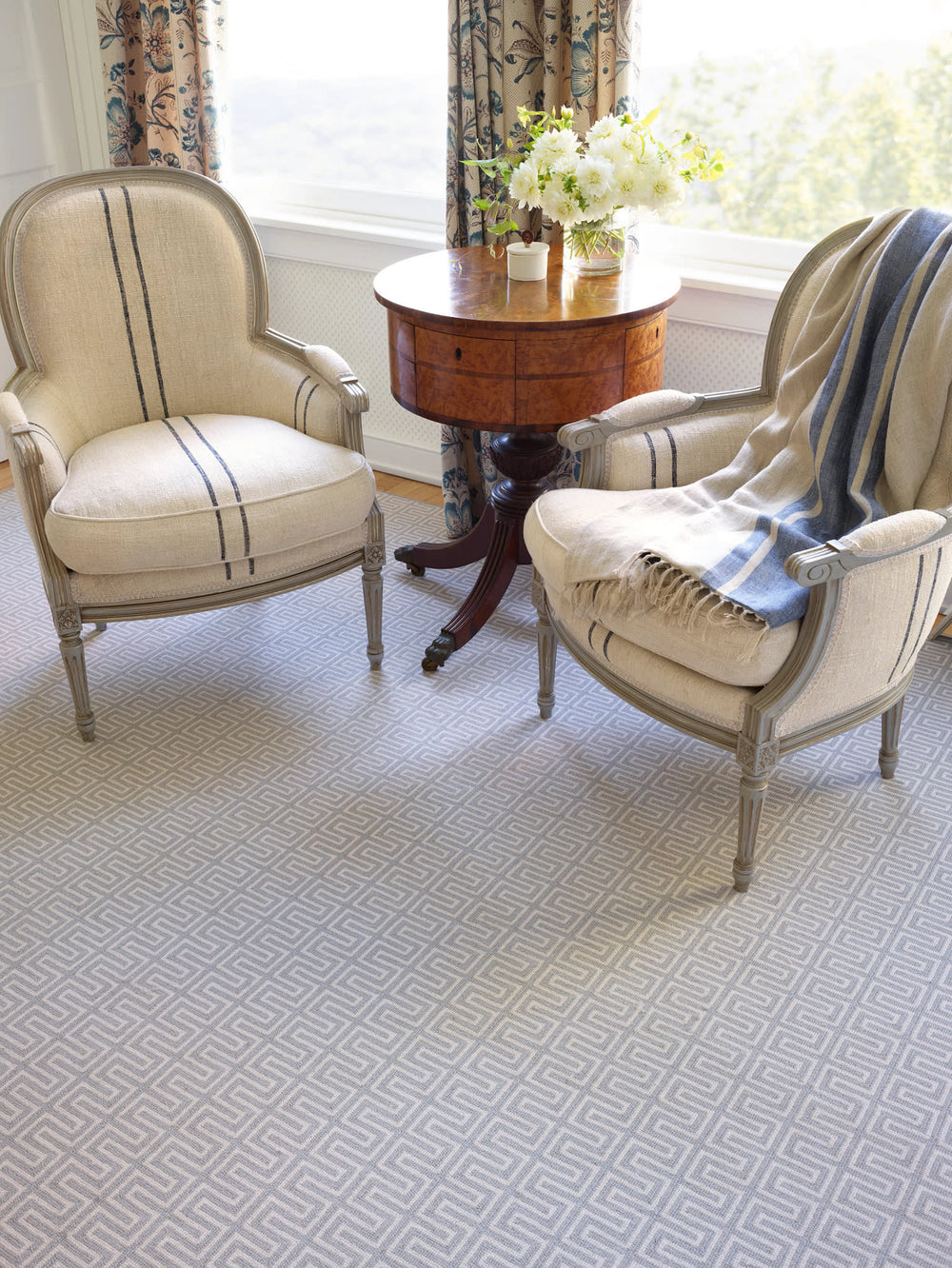Maze Woven Wool Custom Rug | Platinum