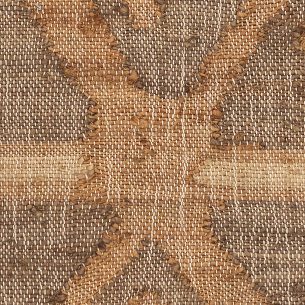 Rumi Handwoven Jute Rug Swatch | Brown