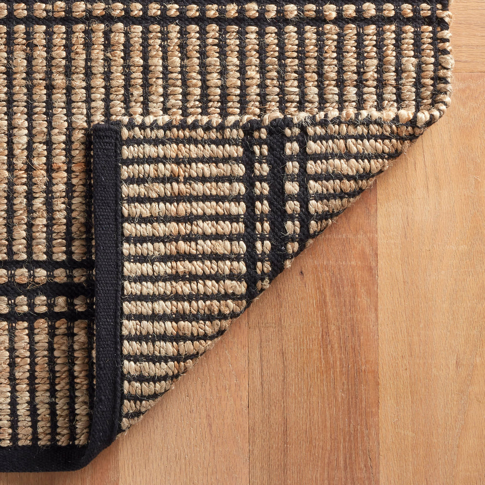 Arbor Handwoven Jute Rug | Black