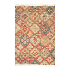 Pali Handwoven Jute Rug | Multi