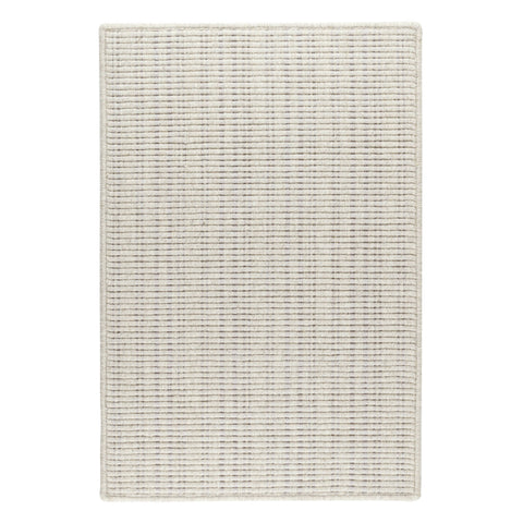 Warren Ticking Silver Woven Wool Custom Rug