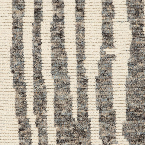 Zarina Modern Animal Print Rug Swatch | Dark Grey