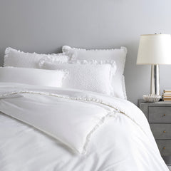 Classic Ruffle White Duvet Cover