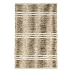 Malta Handwoven Wool Rug | Natural